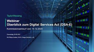 Überblick zum Digital Services Act (DSA)