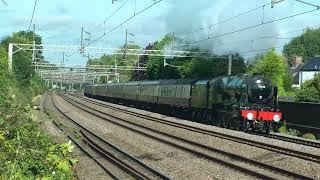 46100 Royal Scott leaving Atherstone 14/09/2024