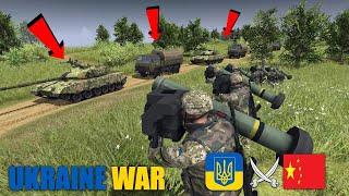 CHINA CONVOY AMBUSHED BY UKRAINE ARMY !!! GO HOME CHINESE !!!