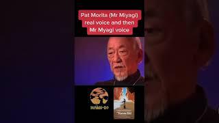 Pat Morita (Mr Miyagi) real voice and then Mr Myagi voice #retrosega81 #shorts