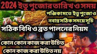 ইতু পুজো 2024 কবে l itu puja 2024 date and time l itu puja vidhi l  ইতু পূজা মন্ত্র l  ইতু পূজা