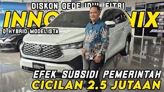 GAK CARI UNTUNG ‼️ 2.5 JUTA CICILAN TOYOTA KIJANG INNOVA ZENIX Q HYBRID TURUN HARGA 50 JUTAAN ⁉️