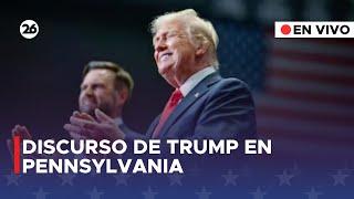  EN VIVO | TRUMP sigue su campaña en PENNSYLVANIA