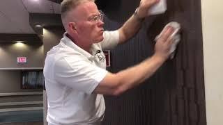 Commercial Wallcovering Office Installation - Spencer Colgan