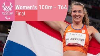 An Incredible New Paralympic Record!  | Women's 100m - T64 Final | Tokyo 2020 Paralympics