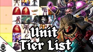 30K UNIT TIER LIST! Feat. @Dutch40KGuy & @unclesamlore  Warhammer 40k/30k Lore Explained