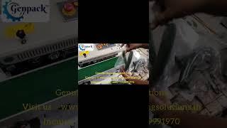 continuous band sealer machine horizontal pouch packing machine