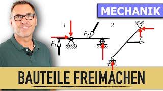 Wie schneide ich Bauteile frei? | Das Freimachen von Bauteilen einfach erklärt |Grundwissen Mechanik