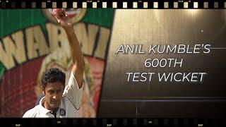 Legendary Anil Kumble's 600th Test Wicket, A Record For The Ages