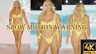 Nevaeh Loveridge (info/bio) - MIAMI FASHION WEEK SLOW MOTION WALK | 4K VERTICAL ULTRA HD