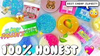 HUGE $5 SLIMES REVIEW! UNDERRATED SLIME SHOP  $150 Slimey Pallets 100% Honest