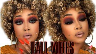 FALL VIBES | RED SMOKEY EYE IN DEPTH MAKEUP TUTORIAL | RAYOFFICIAL