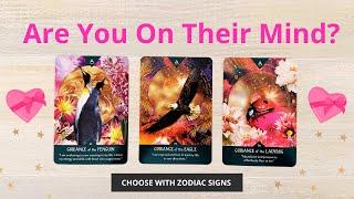 ARE YOU ON THEIR MIND? PICK A CARD  LOVE TAROT READING ‍️ TWIN FLAMES SOULMATES