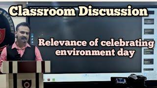 #environmentday classroom discussion