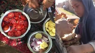 Village Food Secrets - Cooking afghani roosh in Afghanistan Village