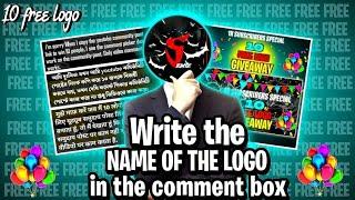 Write The Name Of The Logo In The Comment Box 🫂 || FREE 10 LOGO ! || 1K SPACIAL 