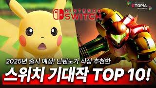 닌텐도가 뽑은 2025년 스위치 기대 게임 TOP 10!