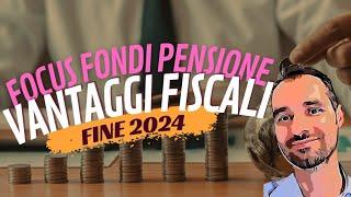 FONDO PENSIONE  Tutti i VANTAGGI FISCALI per PAGARE MENO TASSE