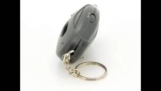 Breathalyzer Keychain Car Gadget   Flashlight + Stopwatch