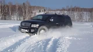 Infiniti QX56 off road snow fun