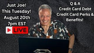 Credit Card Debt | Q&A | Credit Card Perks & Benefits LIVE!