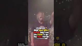 WHEN JUICE WRLD NEEDED HELP FROM THE CROWD FOR THIS…