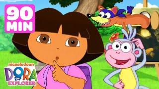 Swiper's Sneaky Spy Games!  90 Minutes of Dora the Explorer | Dora & Friends