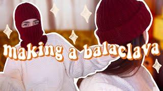 Making a Balaclava that turns into a hat!!