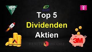 Diese Top 5 besten Dividenden Aktien kaufen?