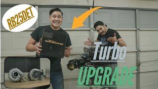 How to install a Turbo on a RB25DET NEO... (Major Turbo UPGRADE) #maxspeedingrodsturbo