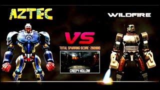REAL STEEL Aztec VS WILDFIRE New Robots UPDATE (Живая сталь)