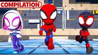 Marvel's Spidey and his Amazing Friends S1 Full Episodes! | 90 Minute Compilation | @disneyjr