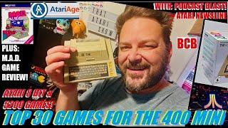 That Atari Show 81: Top 30 Atari Games for The 400 Mini (M.A.D. Review, Podcasts & 8Bit, Atari 5200)