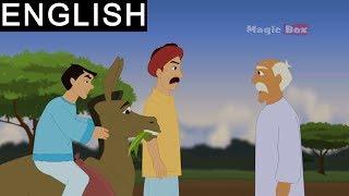 The Farmer, His Son And His Donkey - Aesop's Fables - Animated/Cartoon Tales For Kids