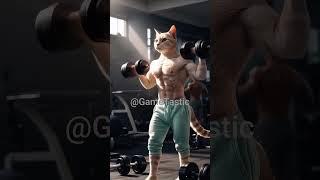 When Your Cat Takes Fitness Too Seriously!  #tileshop #coffindance #Gametastic