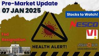 Health Alert, Infra Updates, and Nifty Insights | Market Highlights | Jan 07, 2025