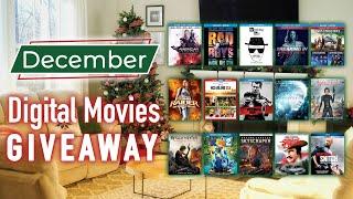 FREE Digital Movie Codes Giveaway | December 2024 