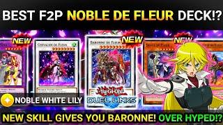 Sherry LeBlanc's Deck is Finally Here! BEST F2P/LOW BUDGET NOBLE DE FLEUR DECK!? [Yugioh Duel Links]