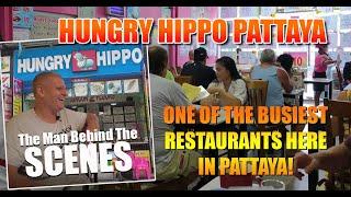 Pattaya restaurant Hungry Hippo - One of the most popular restaurants here in Soi Buakhao, Pattaya.