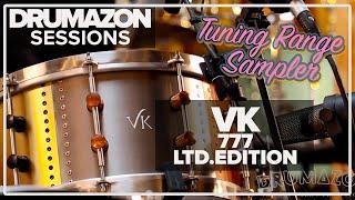 VK Drums 14 x 7 777 Limited Edition Snare Drum, Audio Demo by Drumazon, Feat Rock Morris (Van Kleef)