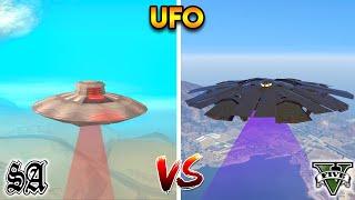 GTA 5 UFO VS GTA SAN ANDREAS UFO