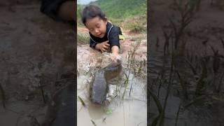 Survival Skills: single mom with FISH catching skills #survival #camping #bushcraft #food #cooking