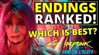 All Phantom Liberty Endings Ranked Worst to Best in Cyberpunk 2077