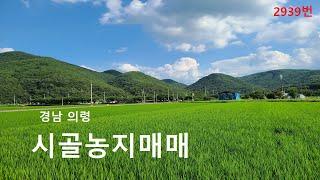 2939번) 경남 의령부동산 유곡면 의령토지 농지매매, 농지원부, 땅선생