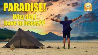 Solo Beach Wild Camping with Typhoon Inbound! | Gossamer Gear The One Tent