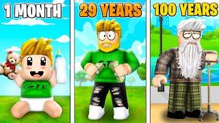 ROBLOX BUT EVERY SECOND YOU GET OLDER AND OLDER