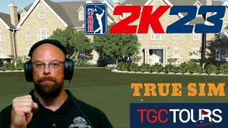 TRUE SIM??  Let The Fun Begin - RD 1 TGC True Sim | PGA2K23 (PS5)