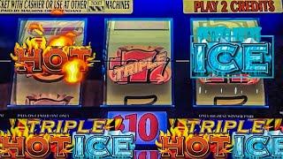 Old School Triple Hot Ice 3 Reel High Limit Slot