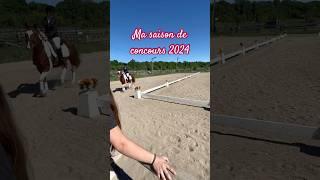 Ma saison de concours 2024 #horse #horseshow #equestrian #cso  #dressage #mesamourspassionequitation