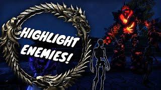 ESO - How To Highlight Enemies! (Tab Targeting)